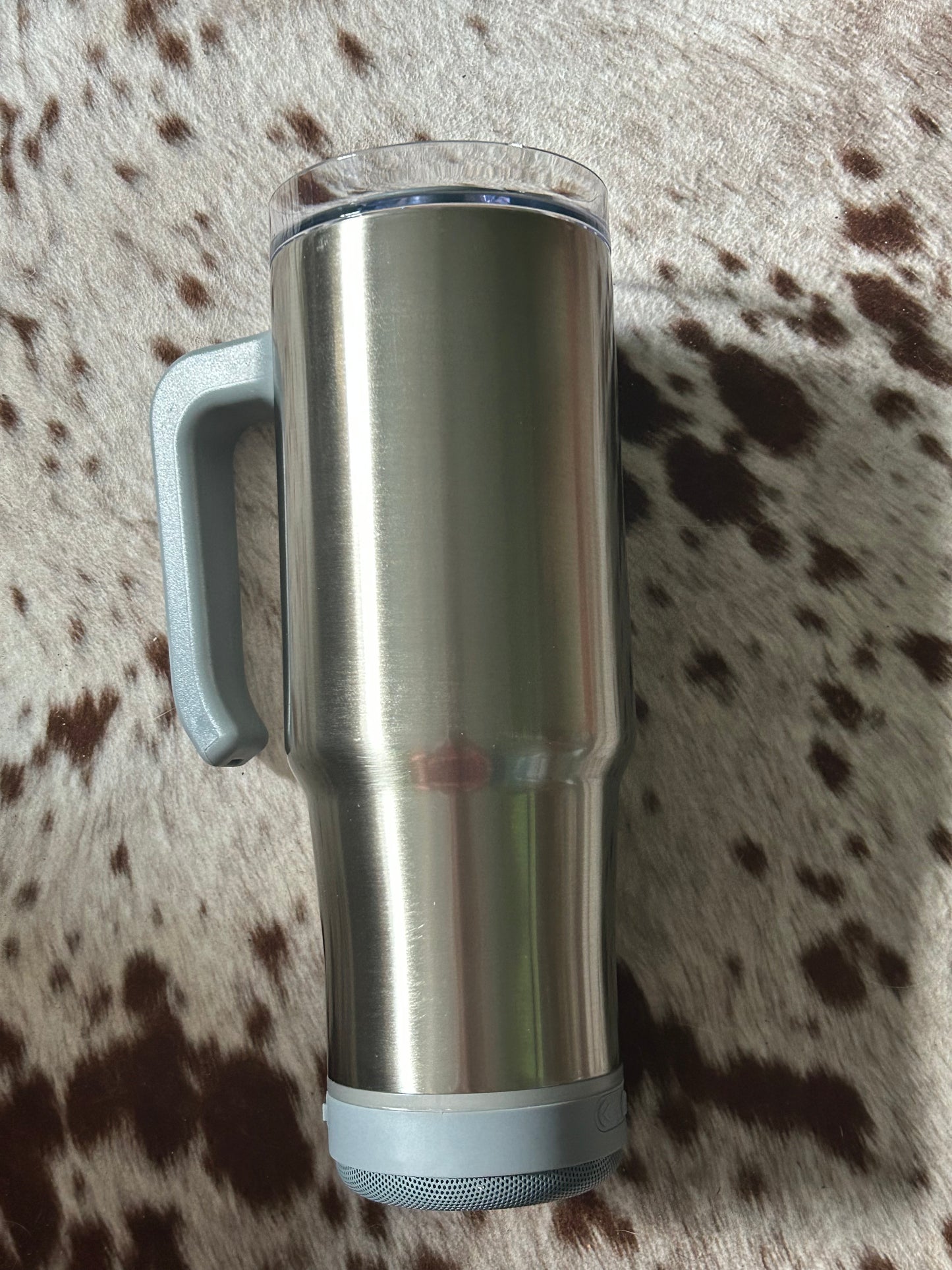 Custom 30oz Stainless Steel Bluetooth Speaker Handle Tumbler